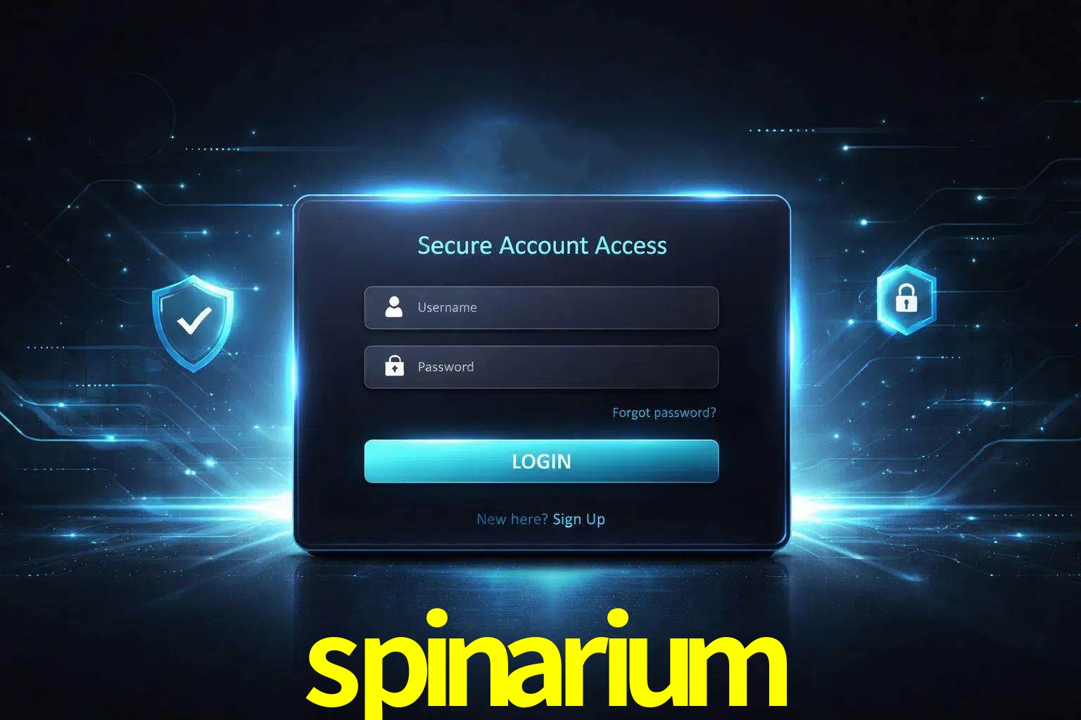 Pantalla de inicio de sesión de cuenta spinarium para usuarios en México
